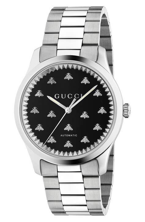 mens gucci automatic watch|Gucci multi bee automatic bracelet.